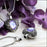 Angel Wing Birthstone Heart Memorial Necklace-Jewelry-Anavia-Afterlife Essentials