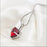 Crystal Birthstone Heart Memorial Necklace-Jewelry-Anavia-Afterlife Essentials