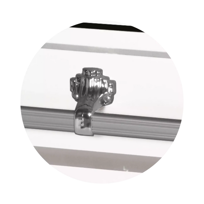 Steel Pet Casket - White & Silver-Pet Caskets-Titan Caskets-Afterlife Essentials