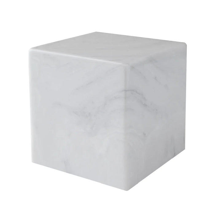 Aurora Keepsake Cube Cremation Urn-Cremation Urns-The Living Urn-White Pearl-Afterlife Essentials