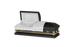 Steel Pet Casket - Black & Gold-Pet Caskets-Titan Caskets-Afterlife Essentials