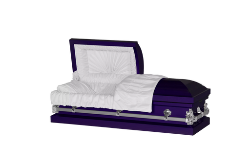 Steel Pet Casket - Purple-Pet Caskets-Titan Caskets-Afterlife Essentials