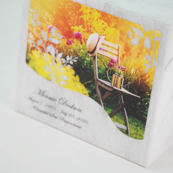 Monumental Memorials Garden Full Size Cremation Urn-Cremation Urns-Terrybear-Afterlife Essentials