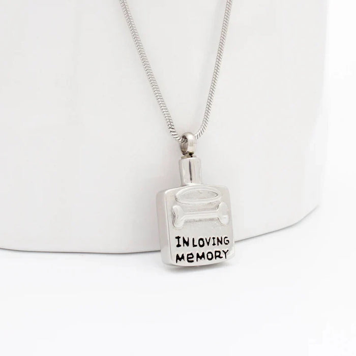 In Loving Memory Pet Memorial Necklace Cremation Jewelry-Jewelry-Anavia-Afterlife Essentials