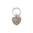 Fingerprint Heart Memorial Key Chain with Angel Wing Charm-Jewelry-Anavia-Afterlife Essentials