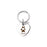 Paw Print Heart Pet Memorial Key Chain-Jewelry-Anavia-Afterlife Essentials