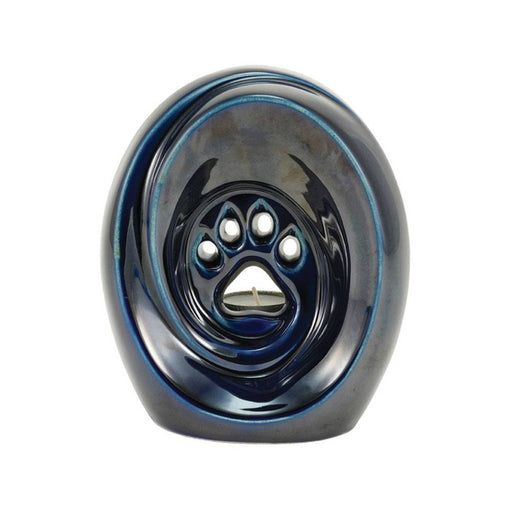 Tranquil Paw Blue Pet Cremation Urn-Cremation Urns-Terrybear-Afterlife Essentials
