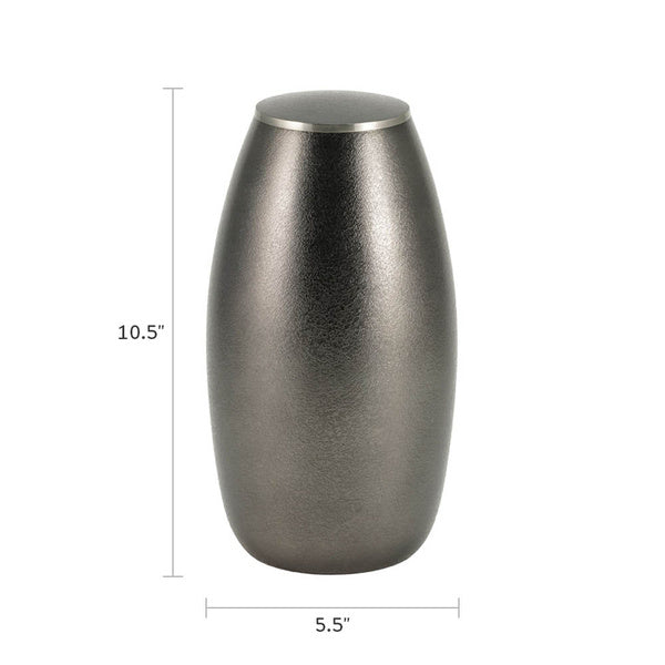 Arabella Textured Slate Full Size Cremation Urn-Cremation Urns-Terrybear-Afterlife Essentials