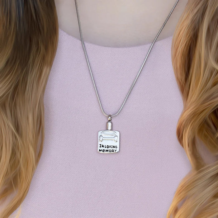 In Loving Memory Pet Memorial Necklace Cremation Jewelry-Jewelry-Anavia-Afterlife Essentials