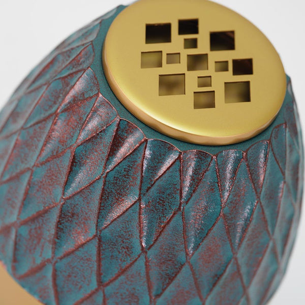 Cascade Scatter™ Reflections Diamond Teal Full Size Cremation Urn-Cremation Urns-Terrybear-Afterlife Essentials