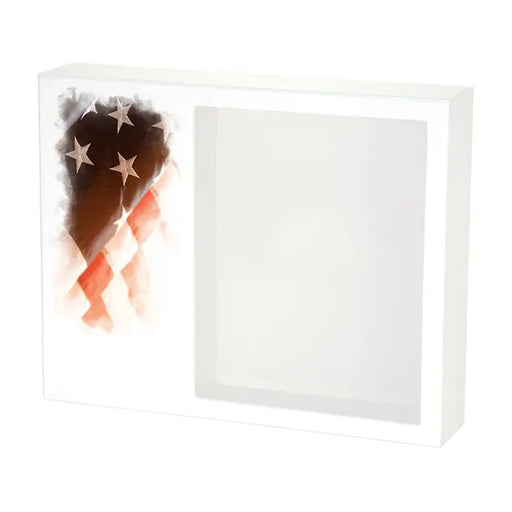 Shadowbox Remembrance Keepsake Stars & Stripes-Cremation Urns-Terrybear-Afterlife Essentials