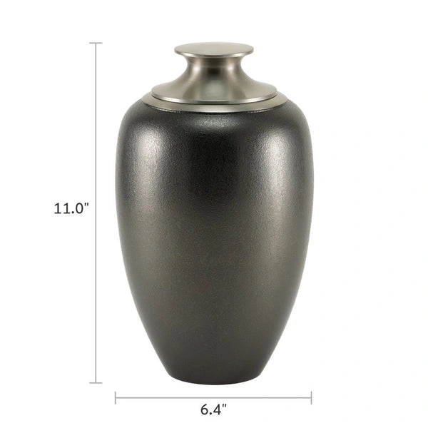 Luna Textured Slate Large Cremation Urn-Cremation Urns-Terrybear-Afterlife Essentials