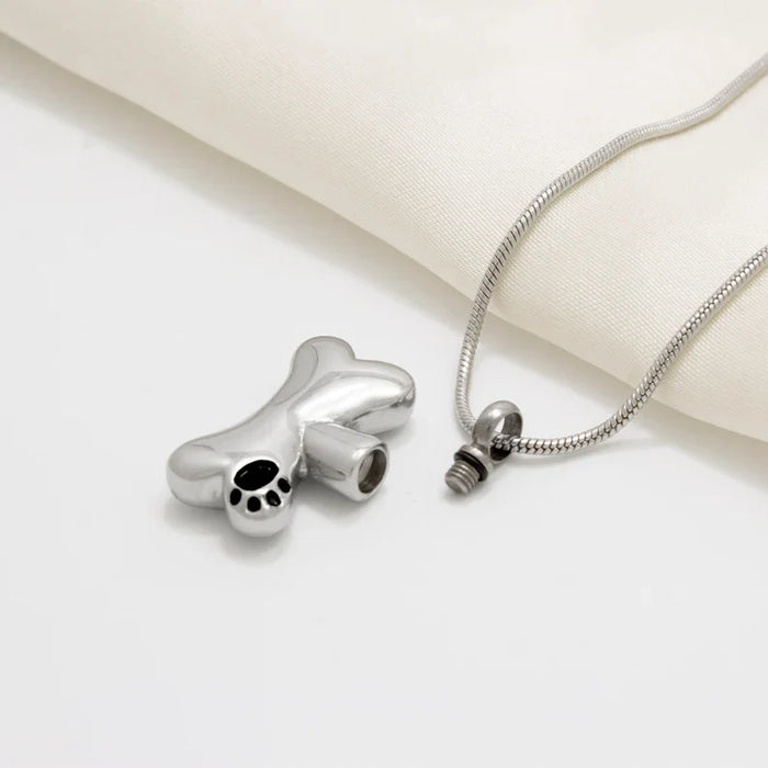 Dog Bone Pet Memorial Necklace Cremation Jewelry-Jewelry-Anavia-Afterlife Essentials