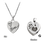 Personalized Petite Heart Cremation Jewelry-Jewelry-New Memorials-Afterlife Essentials