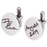 Sterling Silver Cuff Links Memorial Jewelry-Jewelry-New Memorials-Afterlife Essentials