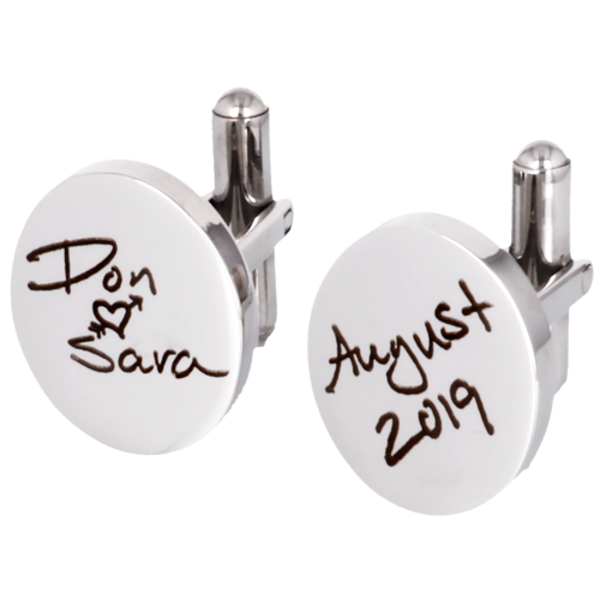 Sterling Silver Cuff Links Memorial Jewelry-Jewelry-New Memorials-Afterlife Essentials