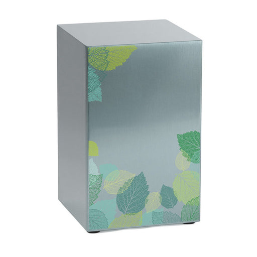 Life Canvas Foliage Pewter, Companion Cremation Urn Left Side-Cremation Urns-Terrybear-Afterlife Essentials