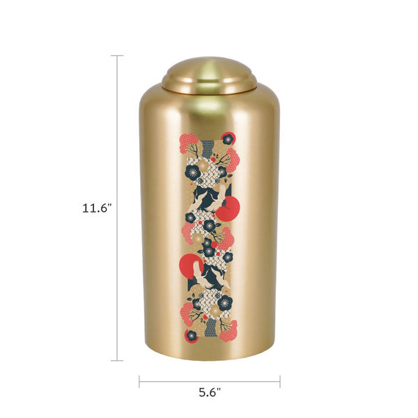 Enchanted Essence Cranes Bronze Full Size Cremation Urn-Cremation Urns-Terrybear-Afterlife Essentials