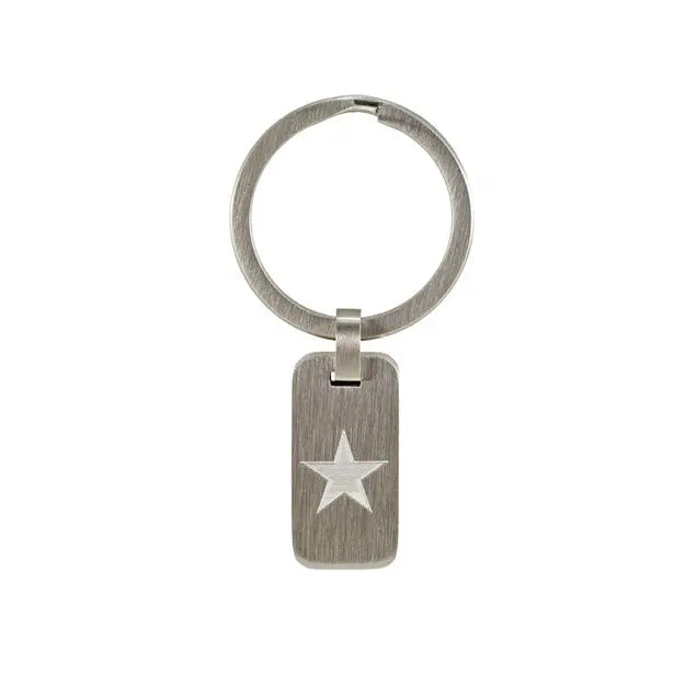 Pewter Key Chain Star-Jewelry-Terrybear-Afterlife Essentials