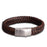 Embrace Remembrance Leather Cremation Bracelet-Jewelry-The Living Urn-Dark Brown Leather-Afterlife Essentials