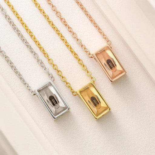 See You Cube Memorial Necklace Cremation Jewelry-Jewelry-Anavia-Afterlife Essentials