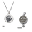 Personalized Petite Round Cremation Jewelry