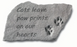 Cats leave paw prints…Memorial Stone-Memorial Stone-Kay Berry-Afterlife Essentials