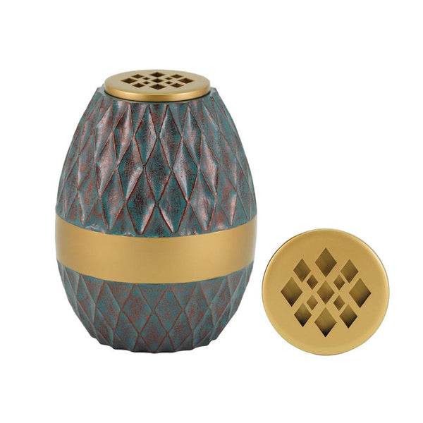 Cascade Scatter™ Reflections Diamond Teal Full Size Cremation Urn-Cremation Urns-Terrybear-Afterlife Essentials