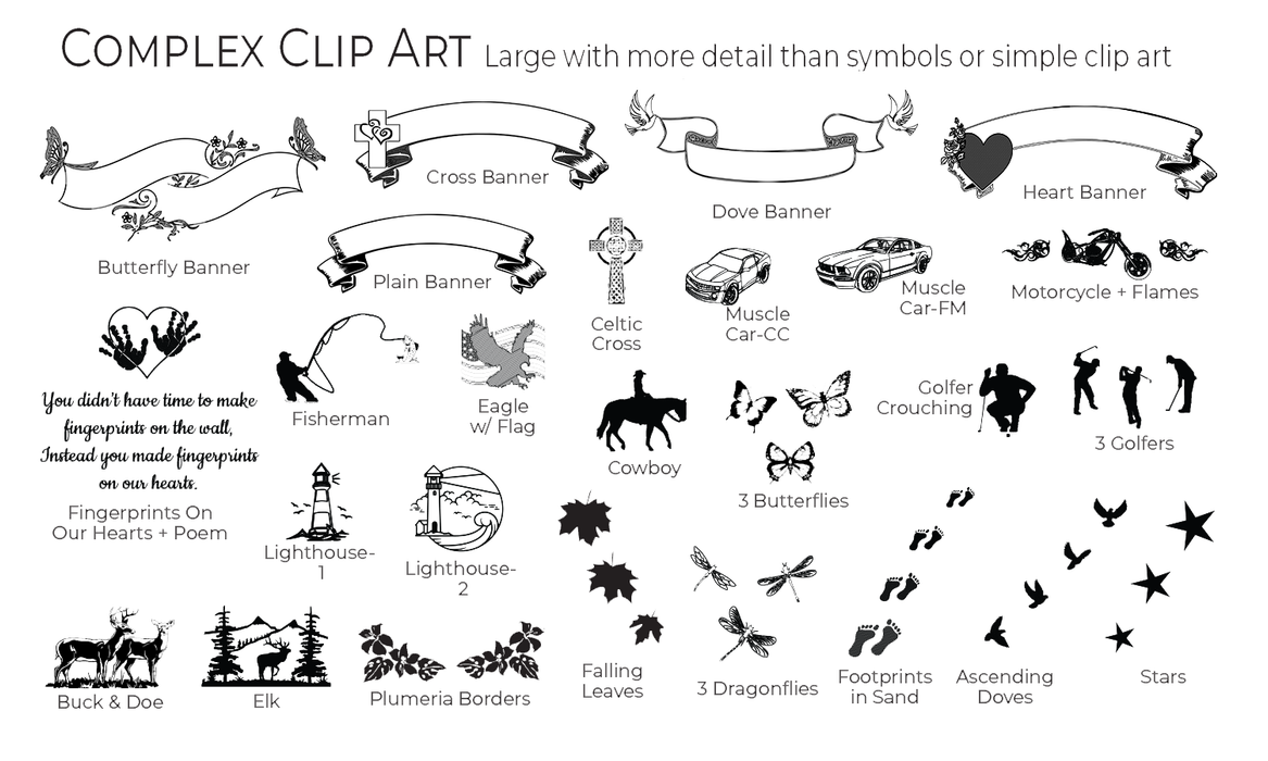 Engraved Memorial Plaque - Contoured, 3 finishes-Plaques-New Memorials-Afterlife Essentials