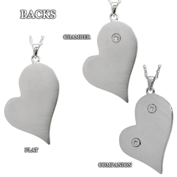 Pet Personalized Teardrop Heart Cremation Jewelry