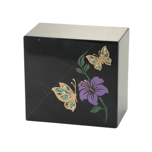 Monumental Memorials Butterfly Purple Black Cremation Urn-Cremation Urns-Terrybear-Afterlife Essentials