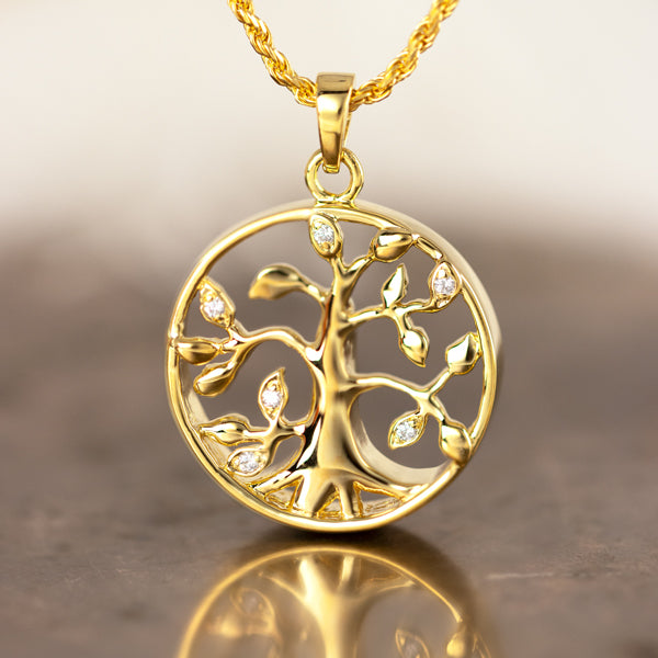 Tree Of Life Cremation Jewelry-Jewelry-New Memorials-Afterlife Essentials