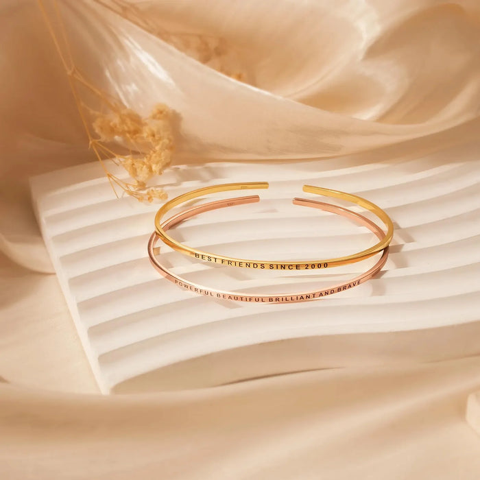 Sterling Silver Skinny Cuff Bracelet-Jewelry-Anavia-Afterlife Essentials