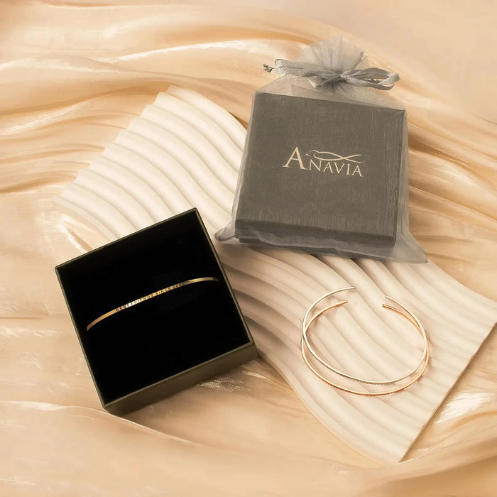 Sterling Silver Skinny Cuff Bracelet-Jewelry-Anavia-Afterlife Essentials