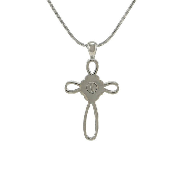 Infinity Cross Necklace Cremation Jewelry-Jewelry-Terrybear-Afterlife Essentials