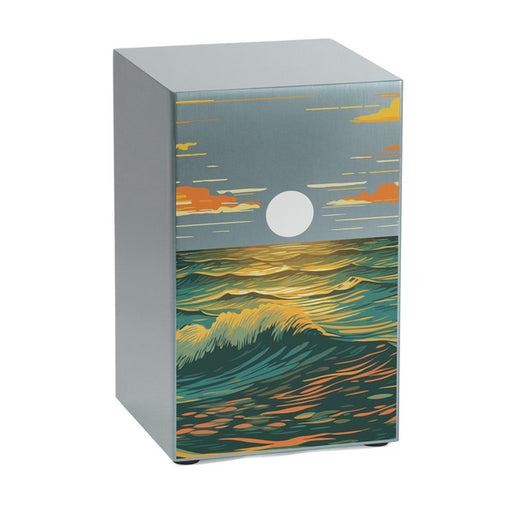 Life Canvas Ocean Landscape Pewter, Full Size Cremation Urn-Cremation Urns-Terrybear-Afterlife Essentials