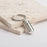 Polished Cylinder Memorial Key Chain-Jewelry-Anavia-Afterlife Essentials
