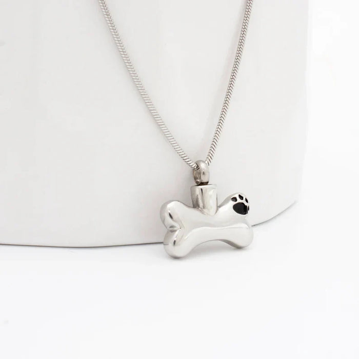 Dog Bone Pet Memorial Necklace Cremation Jewelry-Jewelry-Anavia-Afterlife Essentials