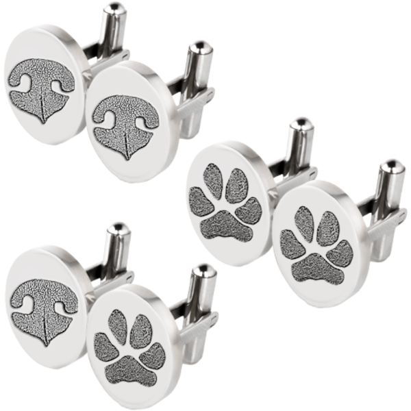 Sterling Silver Cuff Links Memorial Jewelry-Jewelry-New Memorials-Afterlife Essentials
