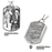 Dog Tag Pendant Cremation Jewelry-Jewelry-New Memorials-Afterlife Essentials