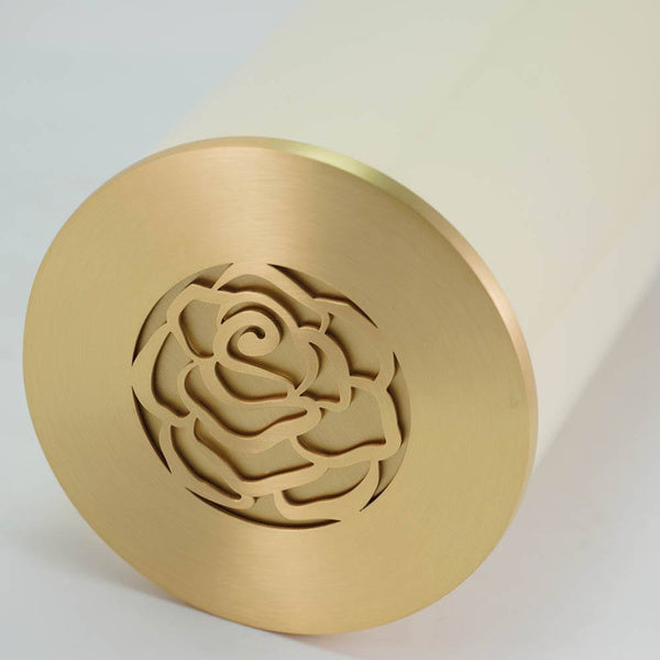 Cascade Scatter™ Geneva Rose Ivory Full Size Cremation Urn-Cremation Urns-Terrybear-Afterlife Essentials