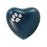 Classic Paw Blue, Heart Keepsake-Cremation Urns-Terrybear-Afterlife Essentials