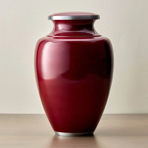 Camden Garnet, Extra Large Cremation Urn-Cremation Urns-Terrybear-Afterlife Essentials