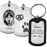 Personalized XL Stainless Steel Dog Tag-Jewelry-New Memorials-Afterlife Essentials