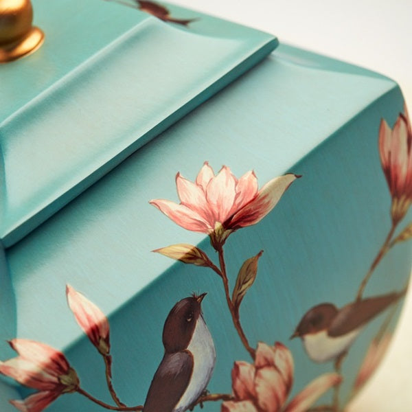 Magnolia Lovebirds, Large/Adult Cremation Urn-Cremation Urns-Urns of Distinction-Afterlife Essentials
