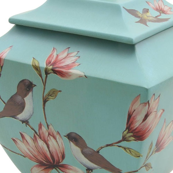 Magnolia Lovebirds, Large/Adult Cremation Urn-Cremation Urns-Urns of Distinction-Afterlife Essentials