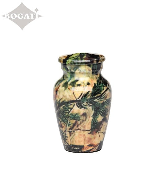 Classic Alloy Camouflage Urn-Keepsake-Cremation Urns-Bogati-Afterlife Essentials