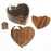 KEEPSAKE-Mango Wood Heart With Puzzle Closure-Cremation Urns-Bogati-Afterlife Essentials