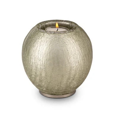 Crystal Memory Candle Cremation Urn-Cremation Urns-The Living Urn-Emerald Grey-Afterlife Essentials