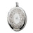 14K White Gold Cremation & Hair Locket w/ Diamond Center Jewelry - 610PG65322-Jewelry-Photograve-14K White Gold-3/4" X 1"-Afterlife Essentials